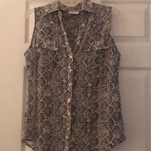 NY&Co  Snakeprint Top Sz Medium